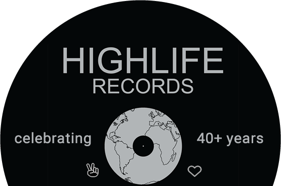 Highlife Records Half Cut Record Logo