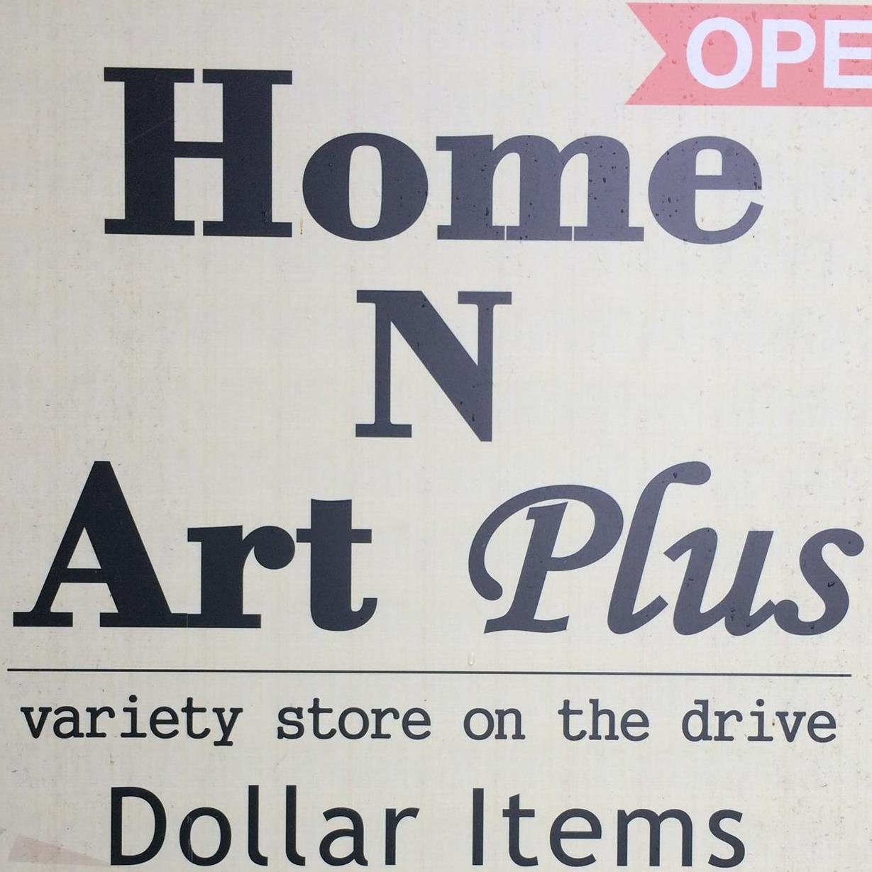 Home n Art Plus Sign