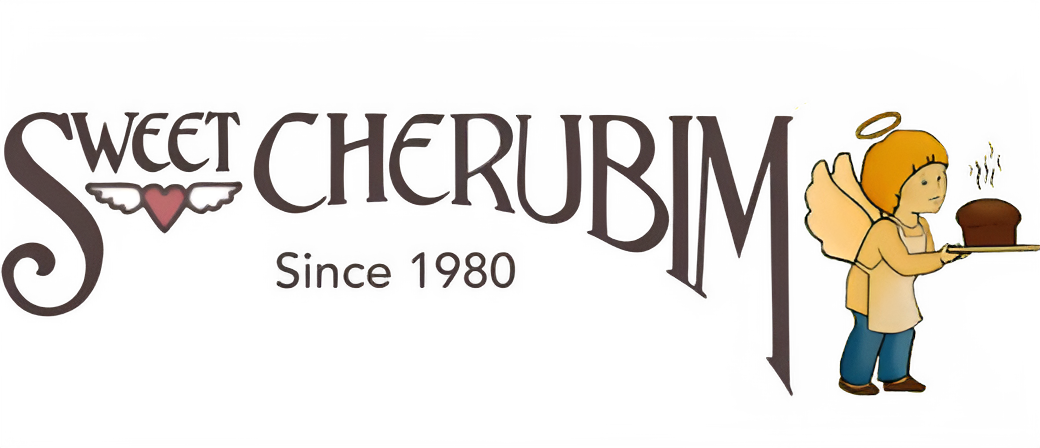 Sweet Cherubim with Angel Beside Logo