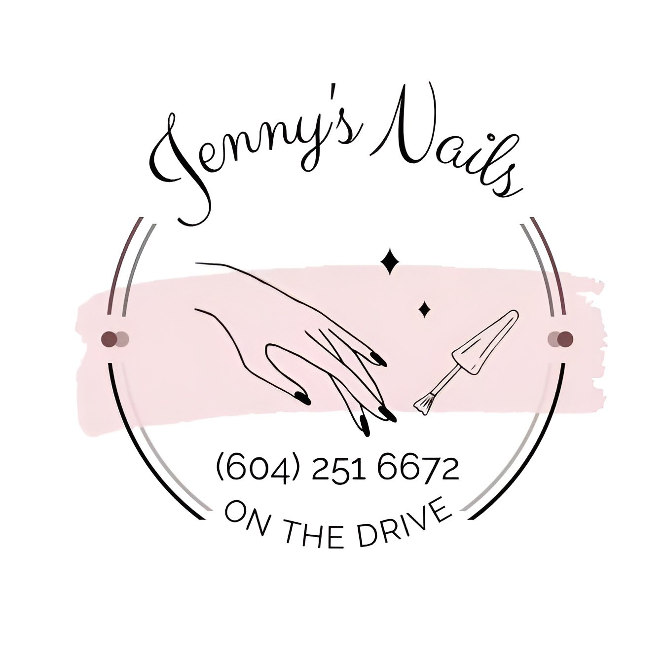 Jennys Nails on The Drive Logo