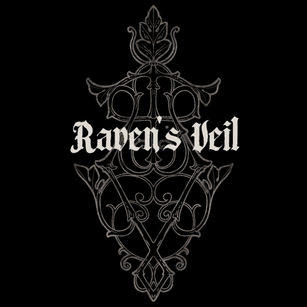 Ravens Veil Logo - Black Bg